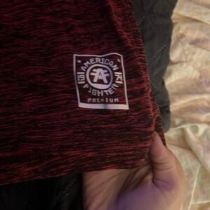 American Fighter Bold Red Tee